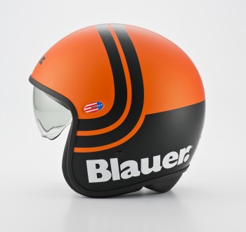 Casque Blauer Pilot 2.0. Photo : Blauer Orange/Noir