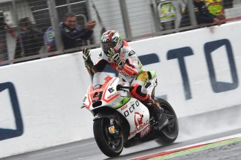 GP de Grande-Bretagne 2015, Silverstone, MotoGP. Photo : motogp.com Fantastique course pour Danilo Petrucci, qui signe son premier podium et bat à la régulière les Ducati officielles !